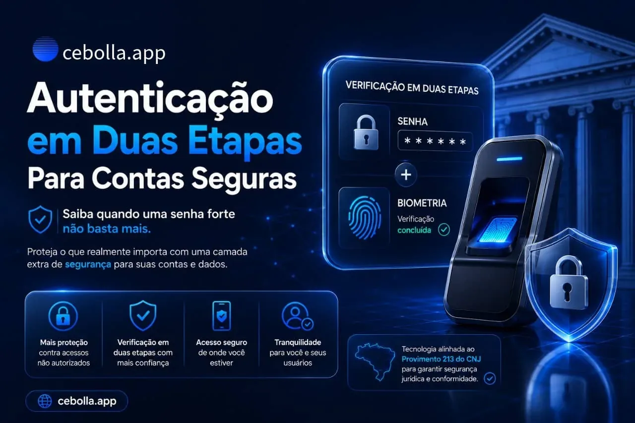 Autenticação em Duas Etapas Para Contas Seguras