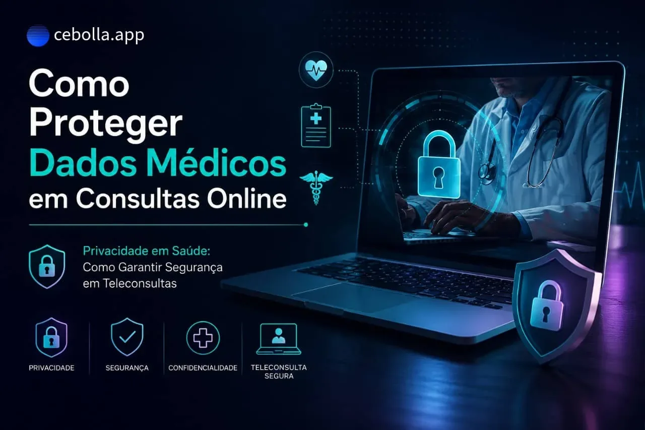 Como Proteger Dados Médicos em Consultas Online