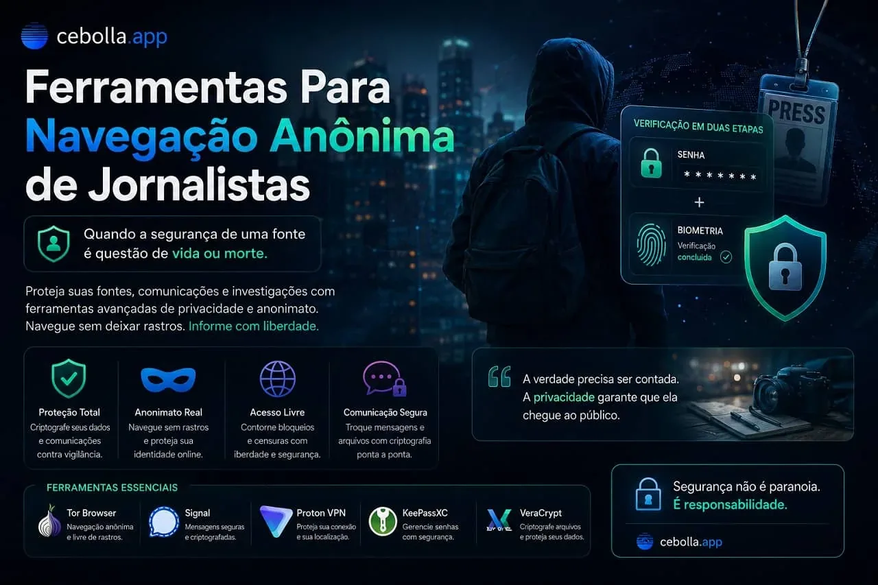 Ferramentas Para Navegação Anônima de Jornalistas