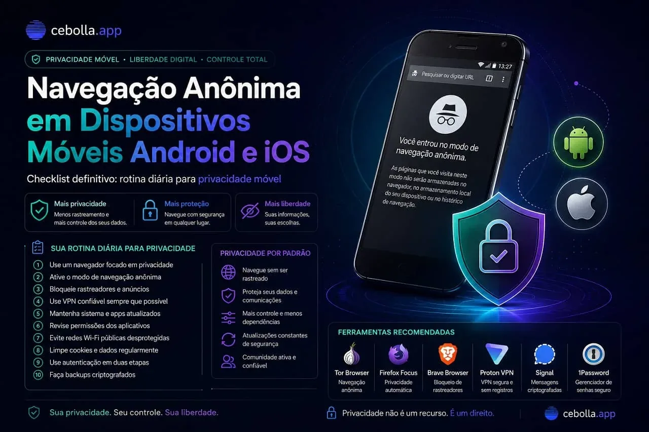 Navegação Anônima em Dispositivos Móveis Android e iOS