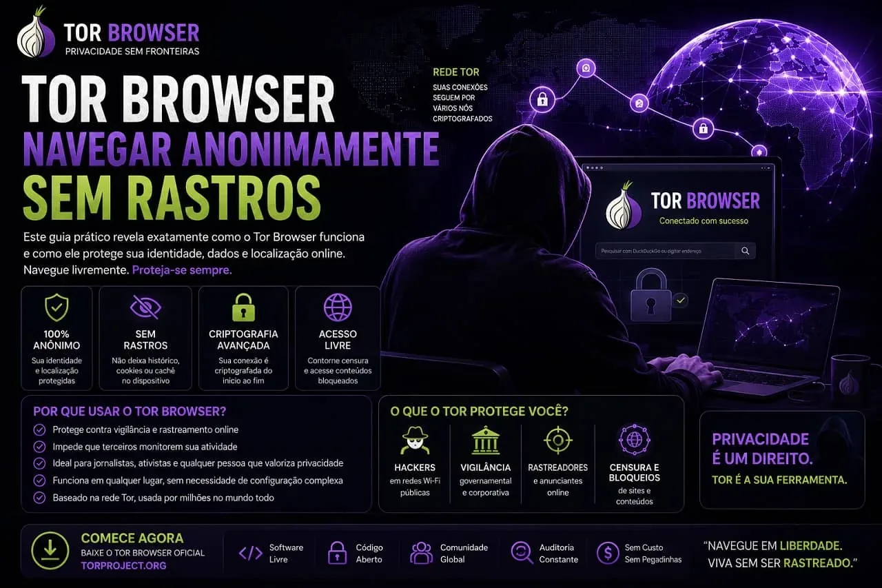 Tor Browser: Como Navegar Anonimamente Sem Rastros em 2026