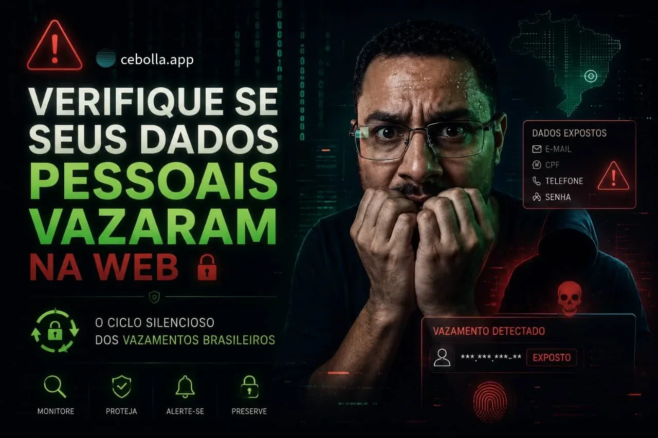 Verifique Se Seus Dados Pessoais Vazaram na Web